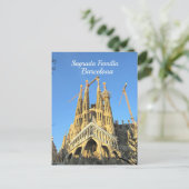 Sagrada Familia, Barcelona, Spanje Briefkaart (Staand voorkant)