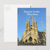 Sagrada Familia, Barcelona, Spanje Briefkaart (Voorkant / Achterkant)