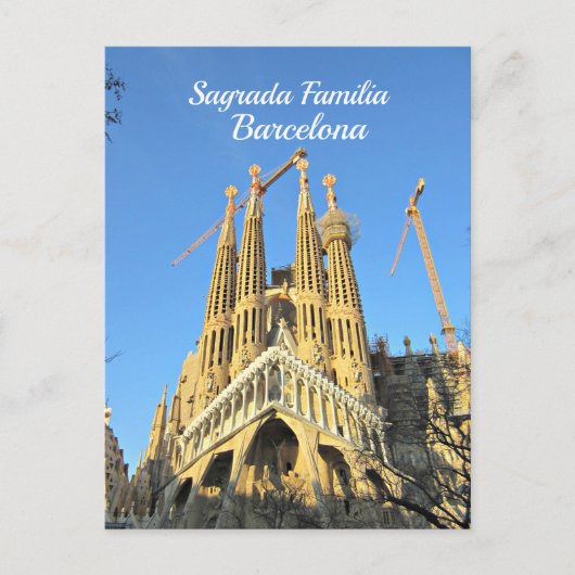 Sagrada Familia, Barcelona, Spanje Briefkaart (Voorkant)