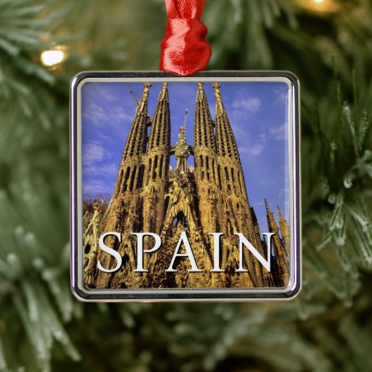 Sagrada Familia | Barcelona, Spanje Metalen Ornament (Boom)