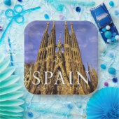 Sagrada Familia | Barcelona, Spanje Papieren Bordje (Feest)