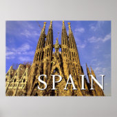 Sagrada Familia | Barcelona, Spanje Poster (Voorkant)
