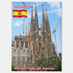 Sagrada Familia Barcelona Spanje Reizen, Magneet