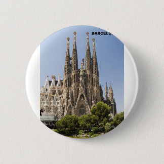 Sagrada Familia Barcelona Spanje Ronde Button 5,7 Cm