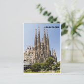 SAGRADA FAMILIA BARCELONA SPANJE (St.K.) Briefkaart (Staand voorkant)