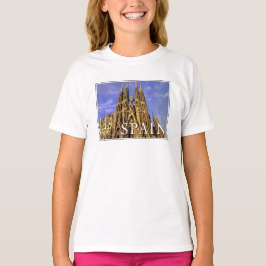 Sagrada Familia | Barcelona, Spanje T-shirt (Voorkant)