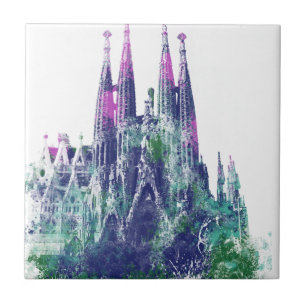 Sagrada Familia Barcelona Tegeltje