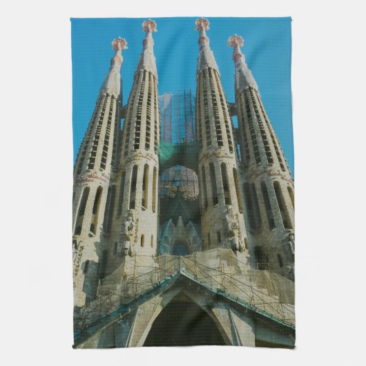 Sagrada Familia, Barcelona Theedoek (Verticaal)