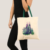 Sagrada Familia Barcelona Tote Bag (Voorkant (product))