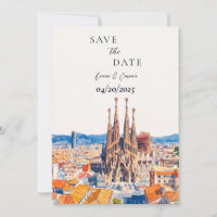 Sagrada Familia Barcelona Trouw Uitnodiging