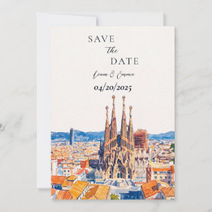 Sagrada Familia Barcelona Trouw Uitnodiging
