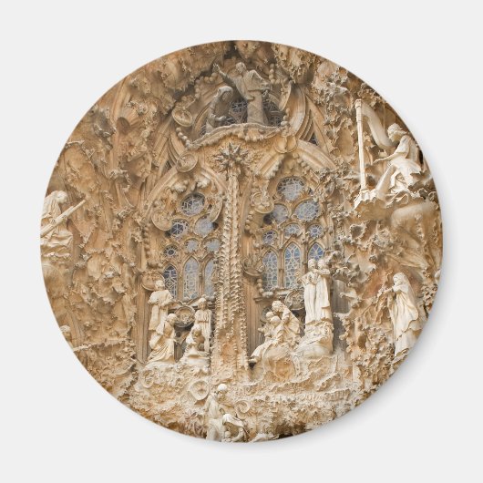 Sagrada Familia Beelden Magneet (Voorkant)