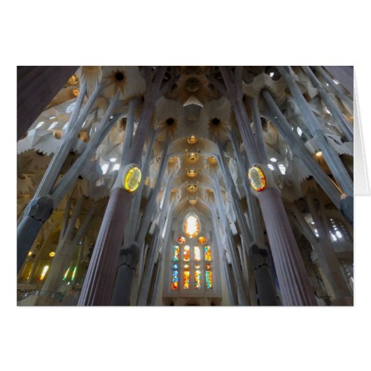 Sagrada Familia. Binnenkant (Voorkant Horizontaal)