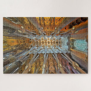 Sagrada Familia. Binnenkant. Aanzicht 31. Legpuzzel