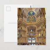 Sagrada Familia. Binnenkant. Aanzicht 32. Briefkaart (Voorkant / Achterkant)