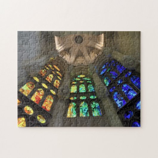 Sagrada Familia. Binnenkant Legpuzzel (Horizontaal)