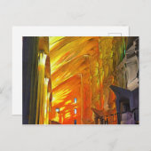 Sagrada Familia. Binnenkant. View 2. Briefkaart (Voorkant / Achterkant)