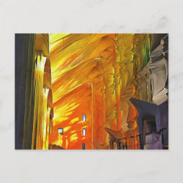 Sagrada Familia. Binnenkant. View 2. Briefkaart
