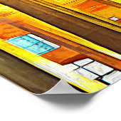 Sagrada Familia. Binnenshuis. Uitzicht 11. Poster (Hoek)