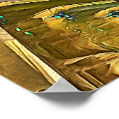 Sagrada Familia. Binnenshuis. Uitzicht 16. Poster (Hoek)