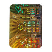 Sagrada Familia. Binnenshuis. Uitzicht 19. Magneet (Verticaal)