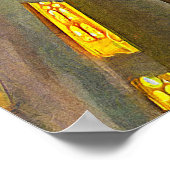 Sagrada Familia. Binnenshuis. Uitzicht 21. Poster (Hoek)