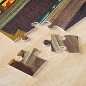 Sagrada Familia. Binnenshuis. Uitzicht 22. Legpuzzel (Zijkant)