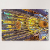 Sagrada Familia. Binnenshuis. Uitzicht 22. Legpuzzel (Horizontaal)
