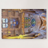 Sagrada Familia. Binnenshuis. Uitzicht 24. Legpuzzel (Horizontaal)