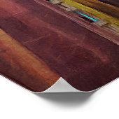 Sagrada Familia. Binnenshuis. Uitzicht 29. Poster (Hoek)