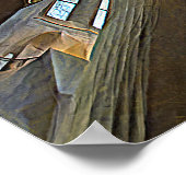 Sagrada Familia. Binnenshuis. Uitzicht 31. Poster (Hoek)