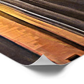 Sagrada Familia. Binnenshuis. Uitzicht 6. Poster (Hoek)