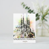 Sagrada Familia Briefkaart (Staand voorkant)