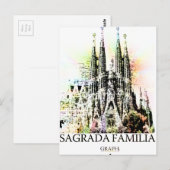 Sagrada Familia Briefkaart (Voorkant / Achterkant)
