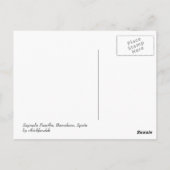 Sagrada Familia Briefkaart (Achterkant)