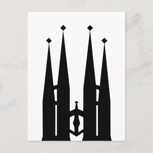 Sagrada Familia Briefkaart (Voorkant)