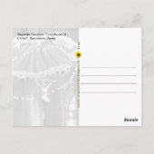 Sagrada Familia Crucifix, Barcelona, Spanje - Briefkaart (Achterkant)