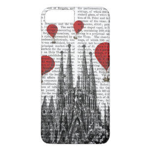 Sagrada Familia en Red Hot Air-ballonnen Case-Mate iPhone Case