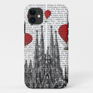 Sagrada Familia en Rode Hete Luchtballonnen Case-Mate iPhone Case