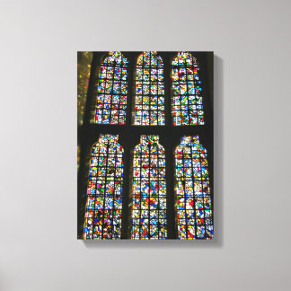 Sagrada Familia Glas in lood Barcelona Foto Canvas Afdruk