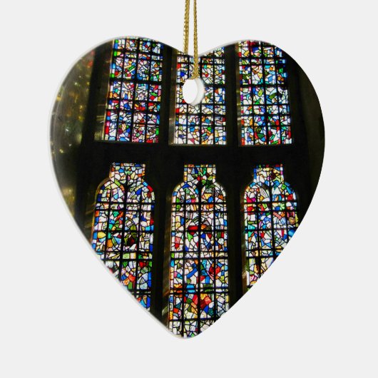 Sagrada Familia Glas in lood Barcelona Foto Keramisch Ornament (Rechts)