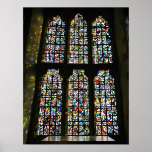 Sagrada Familia Glas in lood Barcelona Foto Poster
