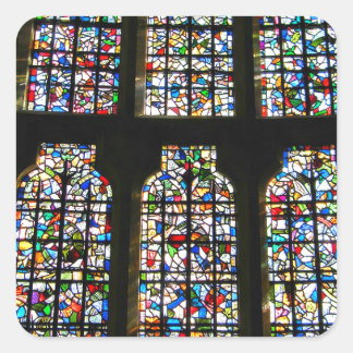Sagrada Familia Glas in lood Barcelona Foto Vierkante Sticker