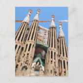 Sagrada Familia in Barcelona, Spanje Briefkaart (Voorkant)