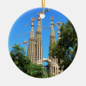 Sagrada Familia in Barcelona, Spanje Keramisch Ornament (Voorkant)