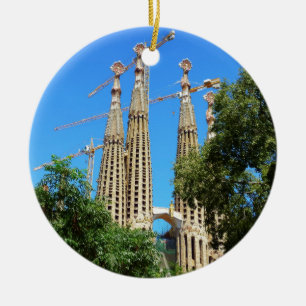 Sagrada Familia in Barcelona, Spanje Keramisch Ornament