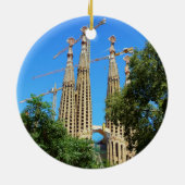 Sagrada Familia in Barcelona, Spanje Keramisch Ornament (Achterkant)
