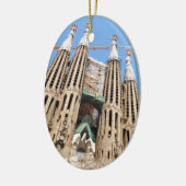 Sagrada Familia in Barcelona, Spanje Keramisch Ornament (Links)