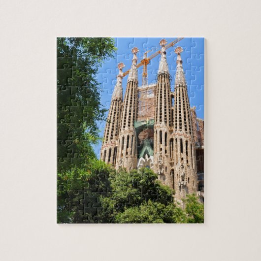 Sagrada Familia in Barcelona, Spanje Legpuzzel (Verticaal)