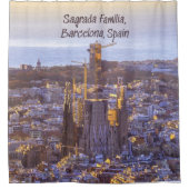 Sagrada Familia Katholieke Kerk, Barcelona, Spanje Douchegordijn (Voorkant)